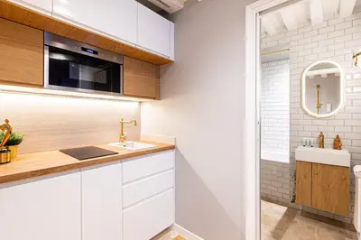 Salle de bains dans l'établissement GuestReady - Elegance and charm near the Louvre