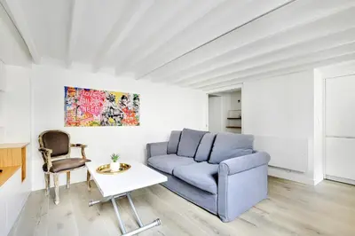 Coin salon dans l'établissement Loft - Notre dame de Paris