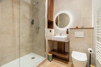 Salle de bains dans l'établissement Charming Parisian studio