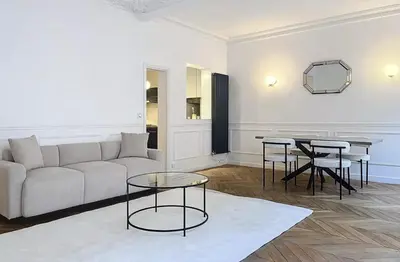 Coin salon dans l'établissement Superbe Appartements Bourdonnais Tour Eiffel