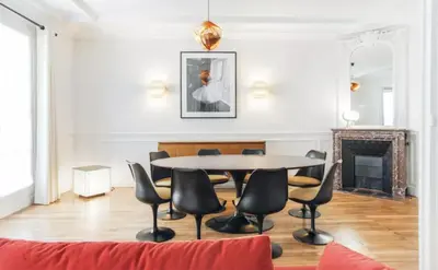 Coin salon dans l'établissement Superbe Appartements Louvre Richelieu