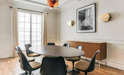 Coin salon dans l'établissement Superbe Appartements Louvre Richelieu