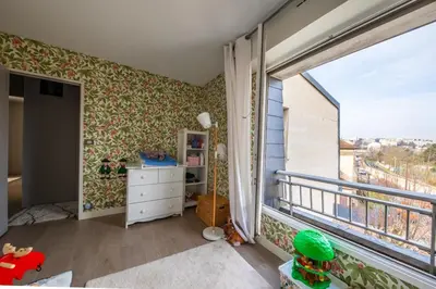 Balcon ou terrasse dans l'établissement Exclusive Apartment with Open View Walk to Roland Garros