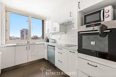 Cuisine ou kitchenette dans l'établissement Cocon paisible et lumineux proche de Paris