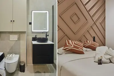 Salle de bains dans l'établissement Spacious Apartment in the Heart of Paris near Notre-Dame