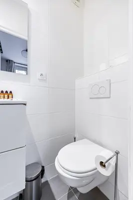 Salle de bains dans l'établissement G # Studio # 2people # Voltaire # StAmbroise
