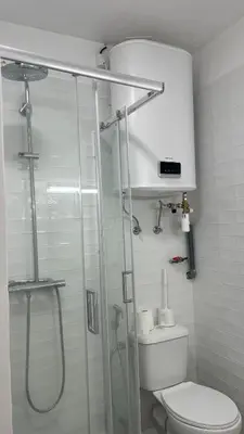 Salle de bains dans l'établissement Cosy 2 pièces au calme - Paris 13e