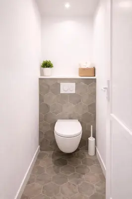Salle de bains dans l'établissement HSH - Passage Saint Michel