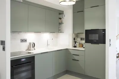 Cuisine ou kitchenette dans l'établissement Appartement lumineux au cœur de Vanves