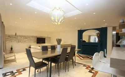 Coin salon dans l'établissement Superbe Appartements Tour Eiffel Grenelle
