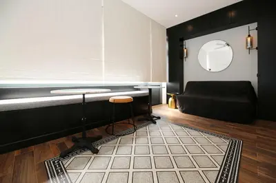 Un ou plusieurs lits dans un hébergement de l'établissement Appartement proche des celebres puces de Paris 4P