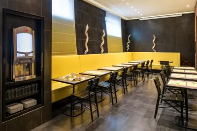 Restaurant ou autre lieu de restauration dans l'établissement Adagio Paris 19ème Cité de la Musique