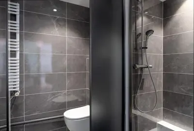 Salle de bains dans l'établissement Studio Premium Moderne avec Balcon - Parc des Expositions