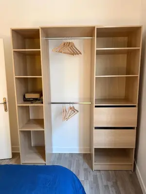 Un ou plusieurs lits dans un hébergement de l'établissement Superbe 2 pièces design refait à neuf 4 couchages