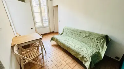 Un ou plusieurs lits dans un hébergement de l'établissement 2-bed apart close to Louvre