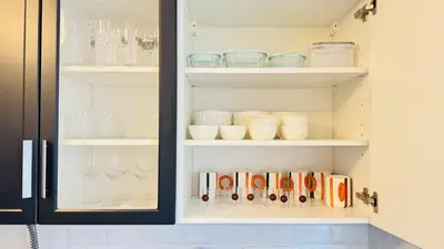 Cuisine ou kitchenette dans l'établissement Le Beau Séjour