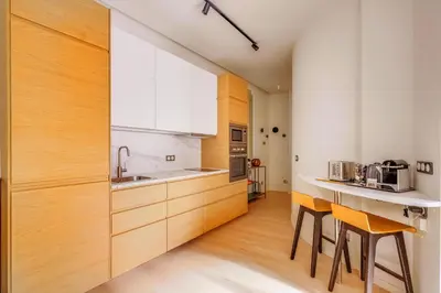 Cuisine ou kitchenette dans l'établissement Modern apartment - 1BR - 4P terrace - Invalides