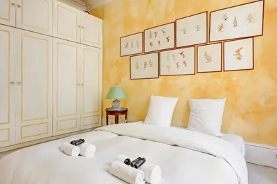 Un ou plusieurs lits dans un hébergement de l'établissement Grand Luxury Duplex - 3 Bedrooms - 155m2