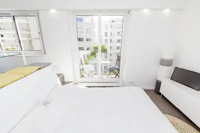 Un ou plusieurs lits dans un hébergement de l'établissement studio pour 2p étudiant ou pro Bail Mobilité