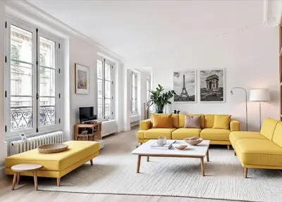 Coin salon dans l'établissement Dupleix Notre Dame Quai d'Orleans