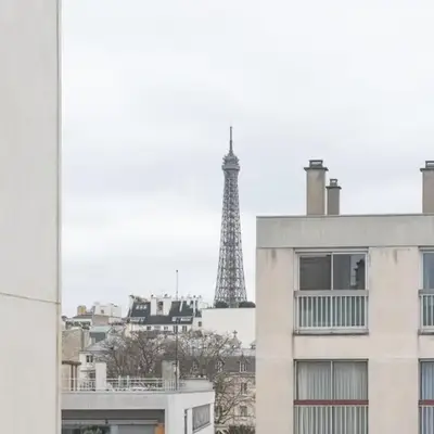 Cocoon with Eiffel Tower view