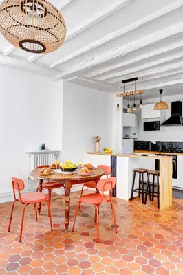 Cuisine ou kitchenette dans l'établissement Serenty - Bright 1BR Near Bastille & Marais