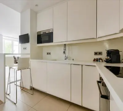 Cuisine ou kitchenette dans l'établissement Appartement Champs Elysées Berri