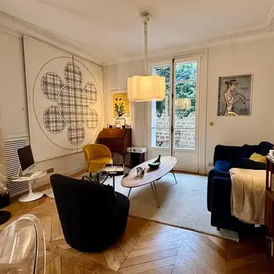 Bel appartement meublé Art Déco 2 terrasses