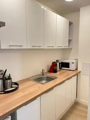 Cuisine ou kitchenette dans l'établissement Appartement familial - Porte Versailles