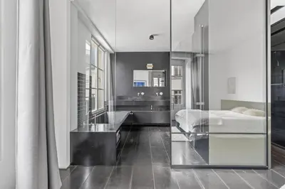Salle de bains dans l'établissement Appartement des Victoires Luxury