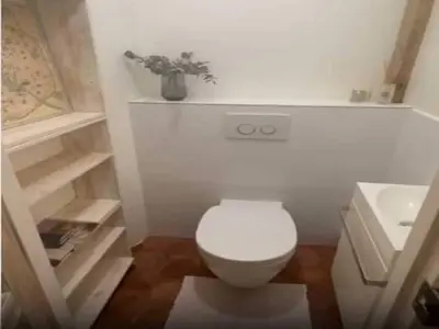 Salle de bains dans l'établissement Modern 1BDR apt near Moulin Rouge Montmartre