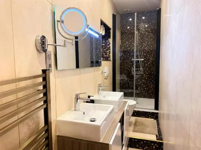 Salle de bains dans l'établissement Le Flandrin Large apartment in Paris 16th