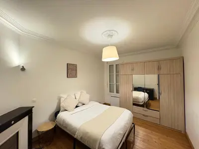 Un ou plusieurs lits dans un hébergement de l'établissement Le Cocon Lumineux Parisien - Check-in H24