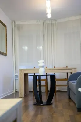 Coin salon dans l'établissement Paris View Direct Access Apartment 10 people