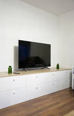 Télévision ou salle de divertissement dans l'établissement Paris View Direct Access Apartment 10 people