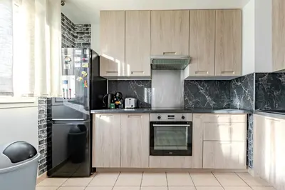 Cuisine ou kitchenette dans l'établissement L'échappée Parisienne
