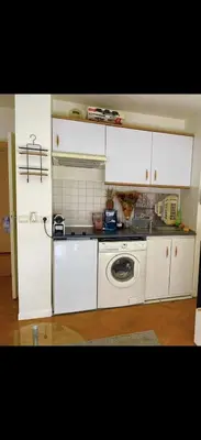 Cuisine ou kitchenette dans l'établissement studio luxueux