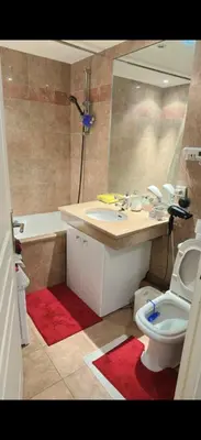 Salle de bains dans l'établissement studio luxueux