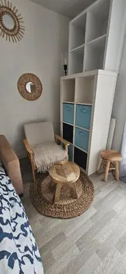 Coin salon dans l'établissement A cozy room
