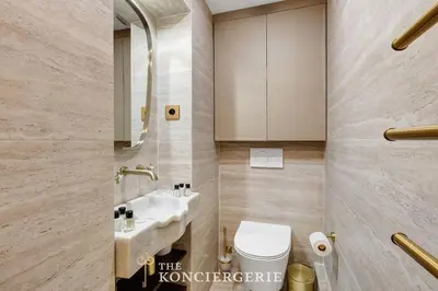Salle de bains dans l'établissement Ecrin de prestige au coeur du Haut-Marais