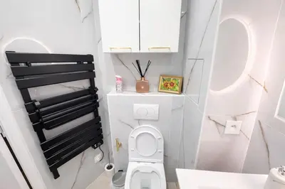 Salle de bains dans l'établissement Appartement coeur paris 16 avec terasse - 2P