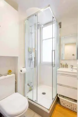 Salle de bains dans l'établissement Panoramic Studio with Eiffel Tower View