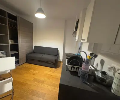Cuisine ou kitchenette dans l'établissement Apartamento Paris 15