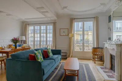 Coin salon dans l'établissement Paris Sacré Coeur Prestige residence