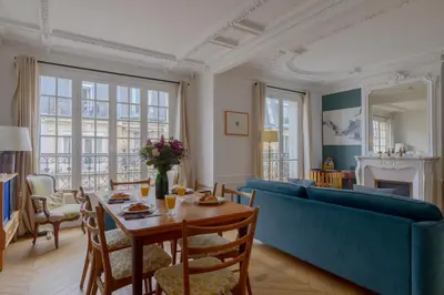 Coin salon dans l'établissement Paris Sacré Coeur Prestige residence