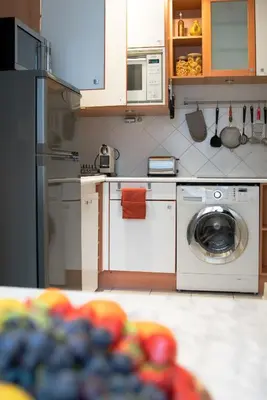 Cuisine ou kitchenette dans l'établissement Serenty - 1BR - Eiffel Tower & Les Invalides