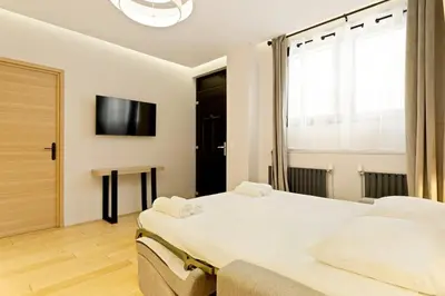 Un ou plusieurs lits dans un hébergement de l'établissement Appartement refait à neuf - 6 perssones - Paris