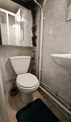 Salle de bains dans l'établissement Jolie appartement au centre de Paris