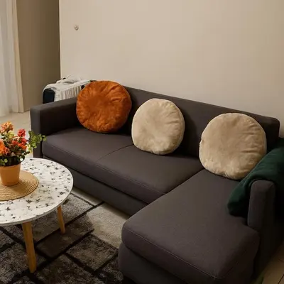 Coin salon dans l'établissement Jolie appartement au centre de Paris