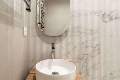 Salle de bains dans l'établissement Chic studio Neuf Batignolles